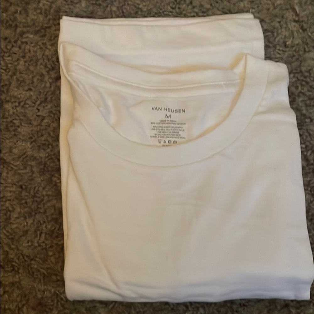 Van Heusen Classic White Crew Neck Tee